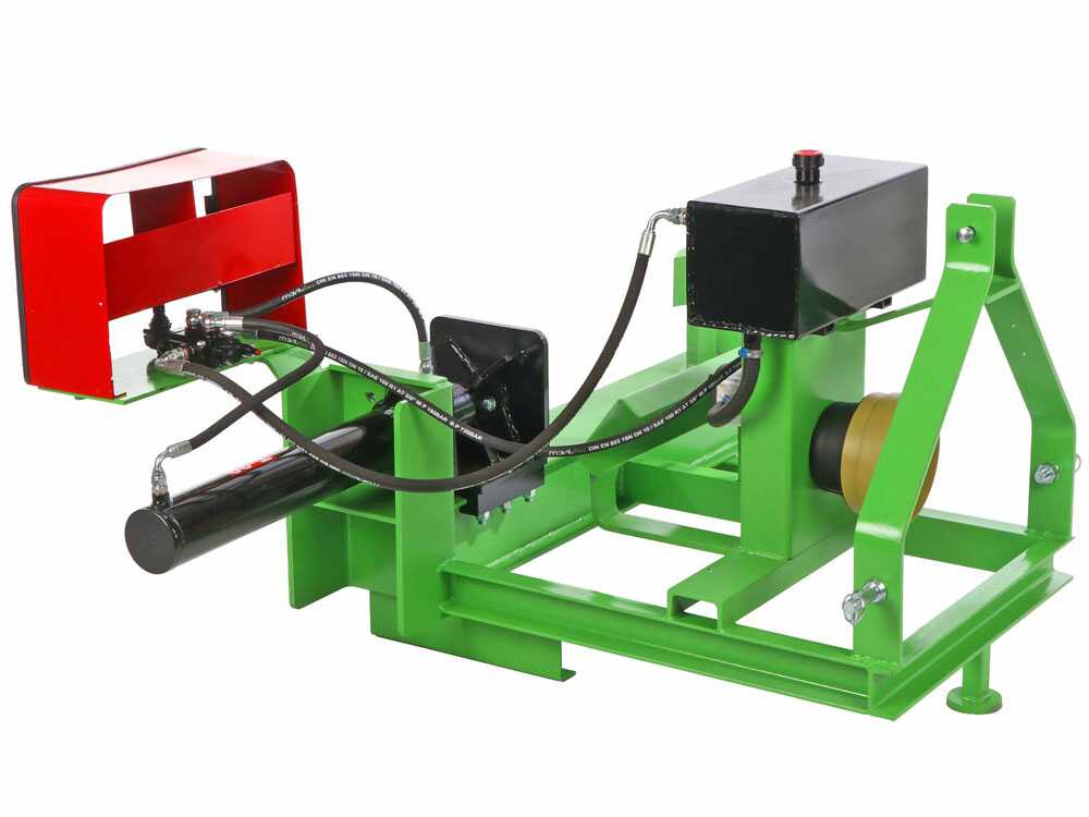 Seven Italy 20T aftakas houtklover, 20 ton, horizontaal, detail 5
