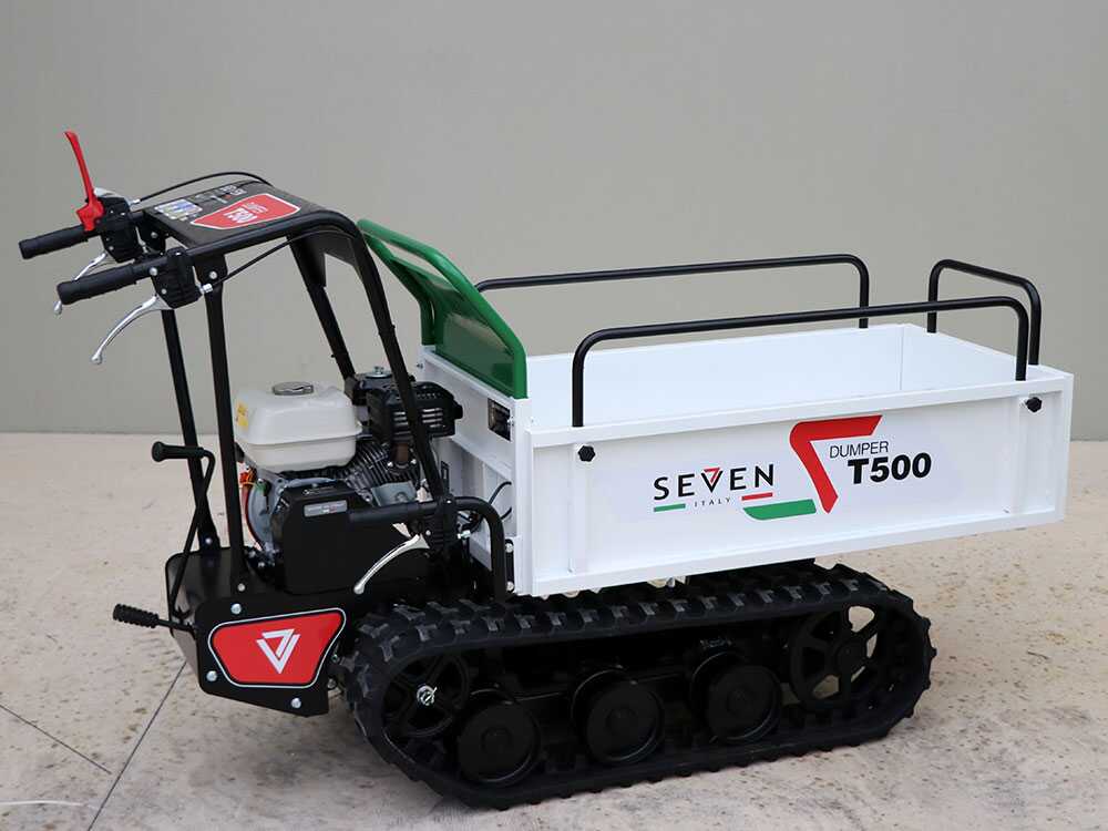 Rupsdumper laadvermogen 500 kg Seven Italy T500 GX, detail 6