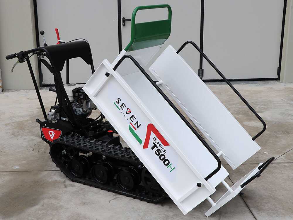 Rupsdumper laadvermogen 500 kg Seven Italy T500H GX, detail 6