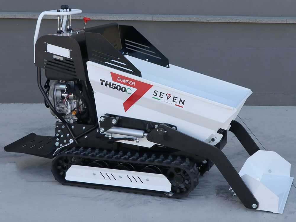 Diesel rupsdumper laadvermogen 500 kg Seven Italy TH500C L70-E, hydraulisch kiepen, detail 6