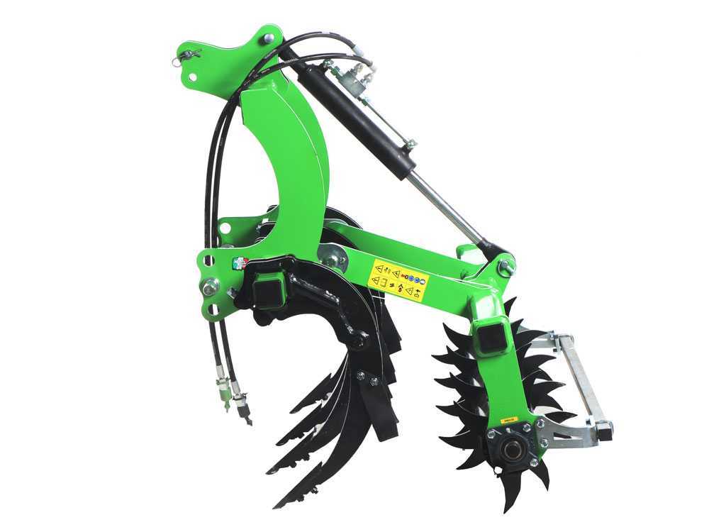 Seven Italy BIG 4 woeler 160 cm, 4 tanden, hydraulische rol, detail 6