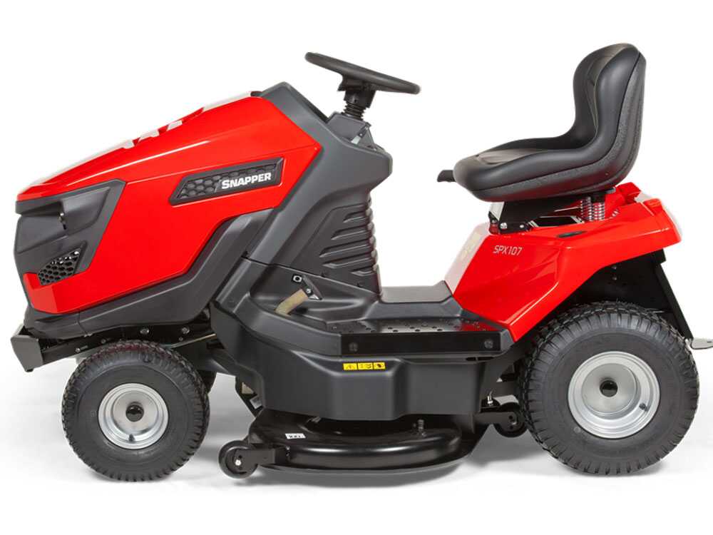 Snapper SPX107 zitmaaier met zijuitworp 107 cm, hydrostaat, detail 5