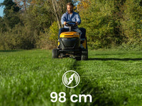 Stiga Estate 598e accu-gazontractor met opvangbak 98 cm, automaat (K612368), detail 6
