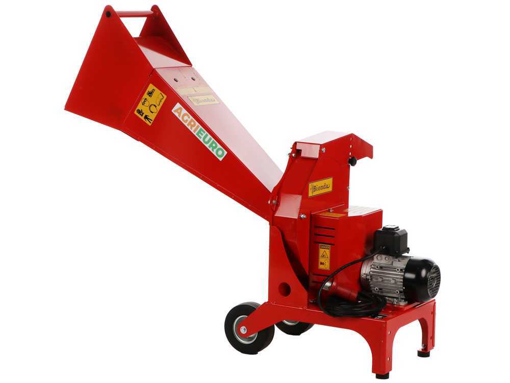 AgriEuro TOP-LINE BIONDA elektrische hakselaar, takken tot 60 mm, 400 V, detail 5