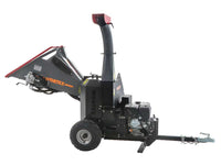 Wortex Grizzly benzine hakselaar, takken tot 100 mm, elektrische start, getrokken uitvoering, detail 5