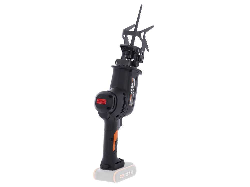Worx WG893E.9 accu reciprozaag, 20 V zonder accu, detail 6