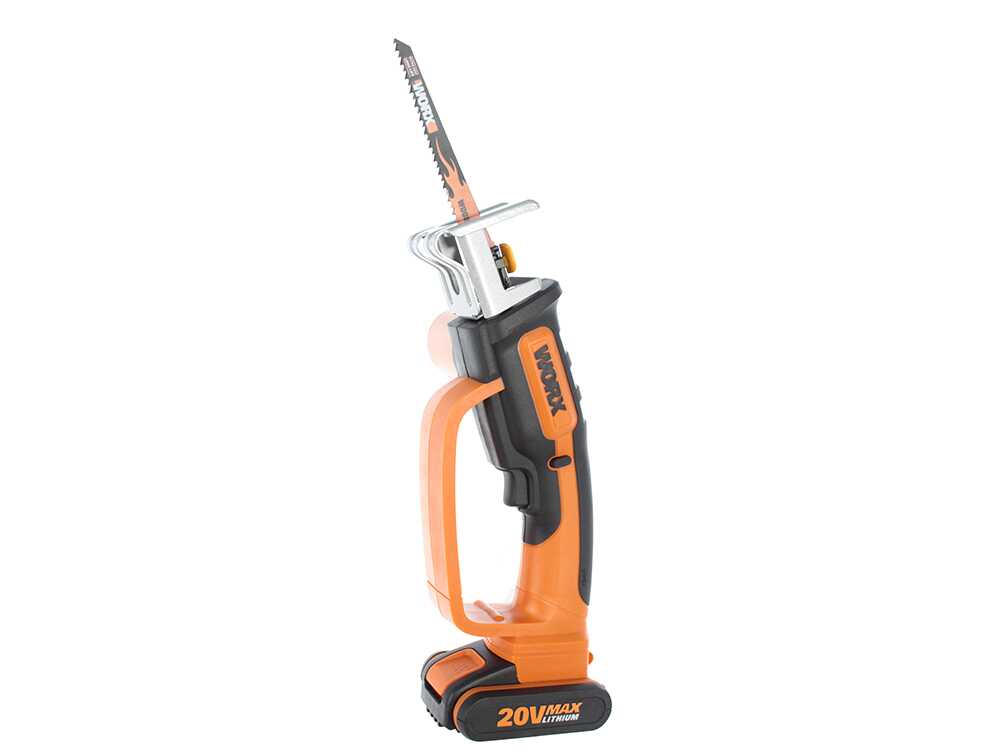 Worx WG894E accu reciprozaag, 20 V 2 Ah, detail 6