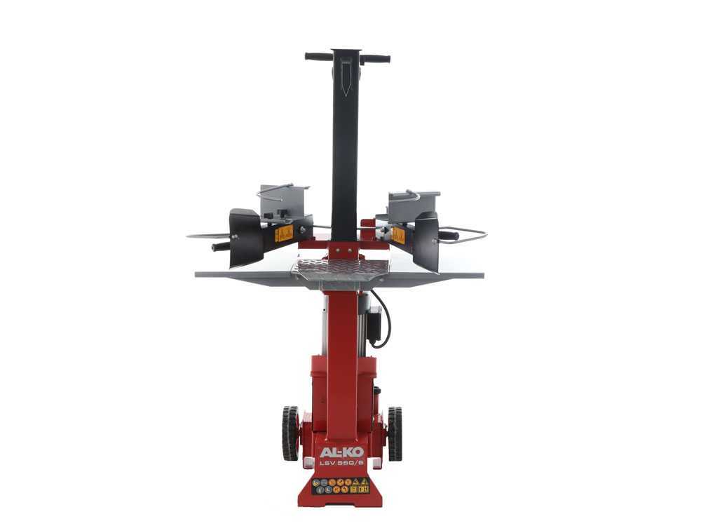 AL-KO LSV 550/6 elektrische houtklover, 6 ton, verticaal, detail 6
