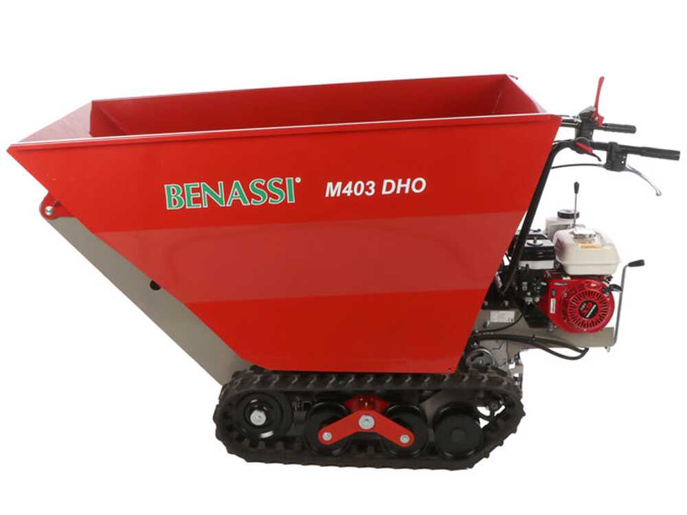 Rupsdumper laadvermogen 400 kg Benassi M403DHO, hydraulisch kiepen, detail 6