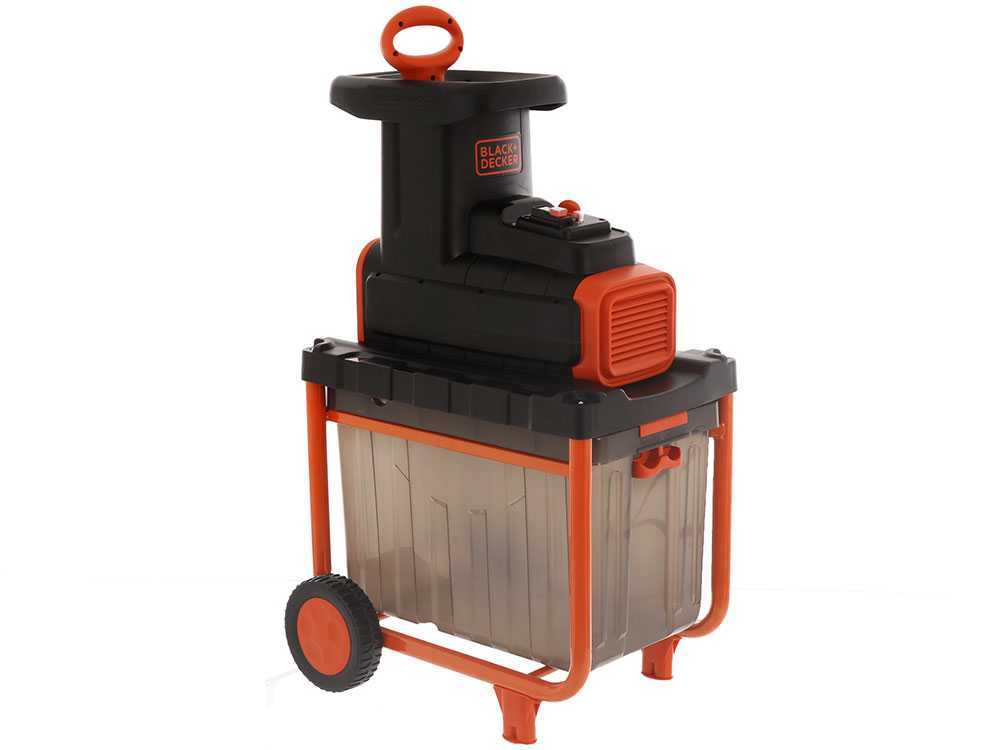 Black & Decker BEGAS5800-QS elektrische hakselaar, takken tot 45 mm, detail 7