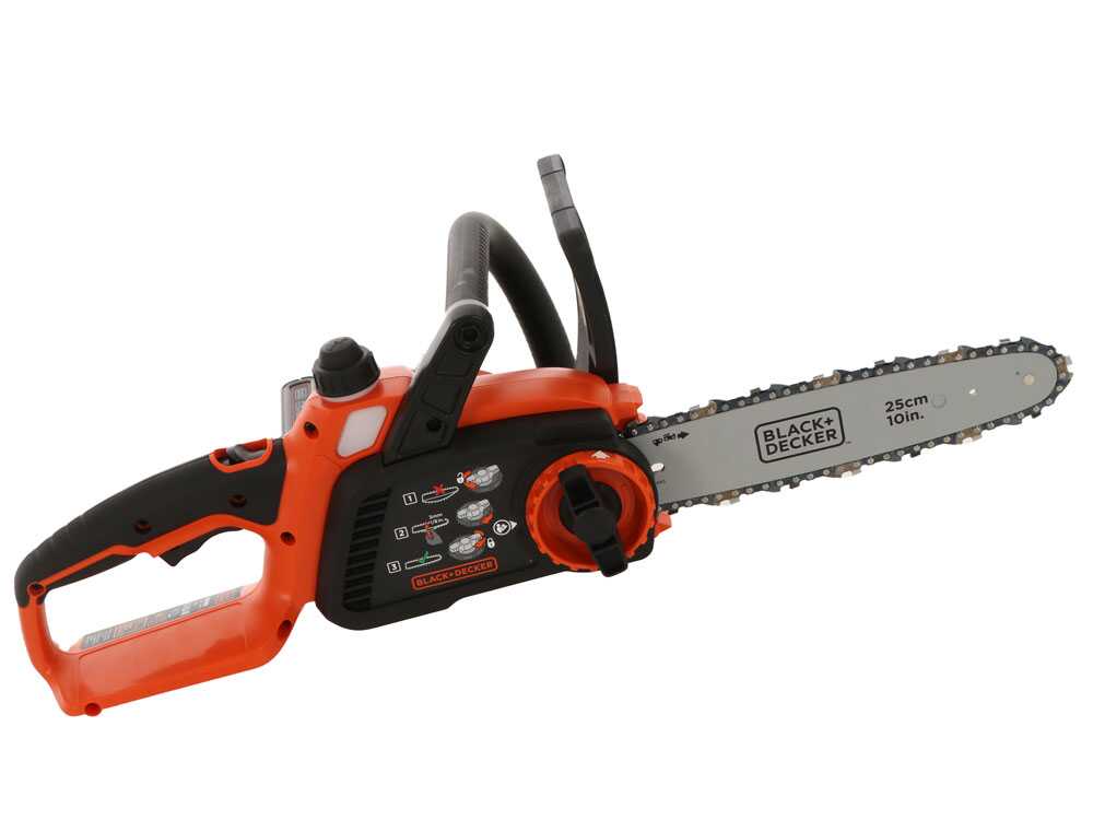 Black & Decker GKC1825L20-QW accu kettingzaag, zwaard 25 cm, 18 V 2 Ah, detail 6