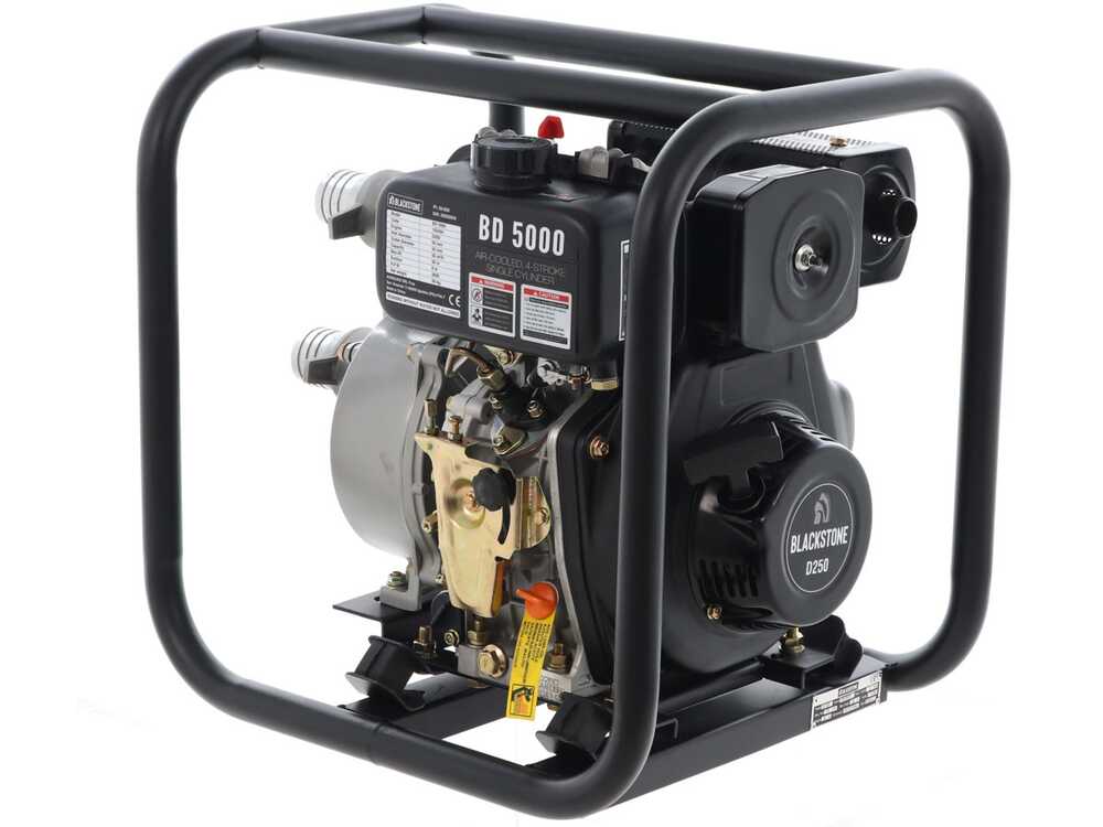 BlackStone BD 5000 diesel motorpomp, aansluiting 50 mm, detail 6