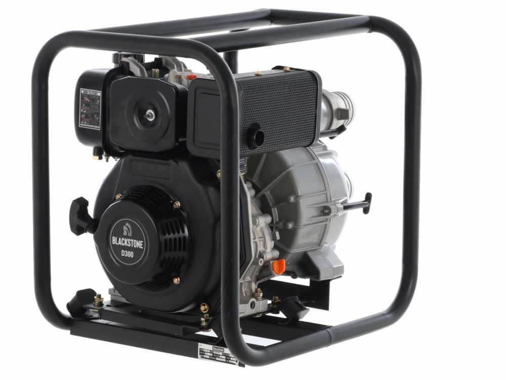 BlackStone BD-T 8000 diesel motorpomp voor vuil water, aansluiting 80 mm, detail 6