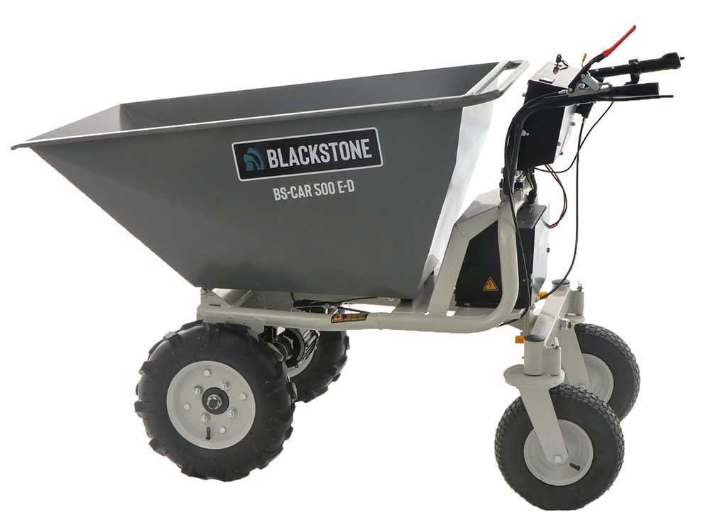 Accu motorkruiwagen laadvermogen 500 kg BlackStone BS-CAR 500 E-D, 48 V 25 Ah, detail 6