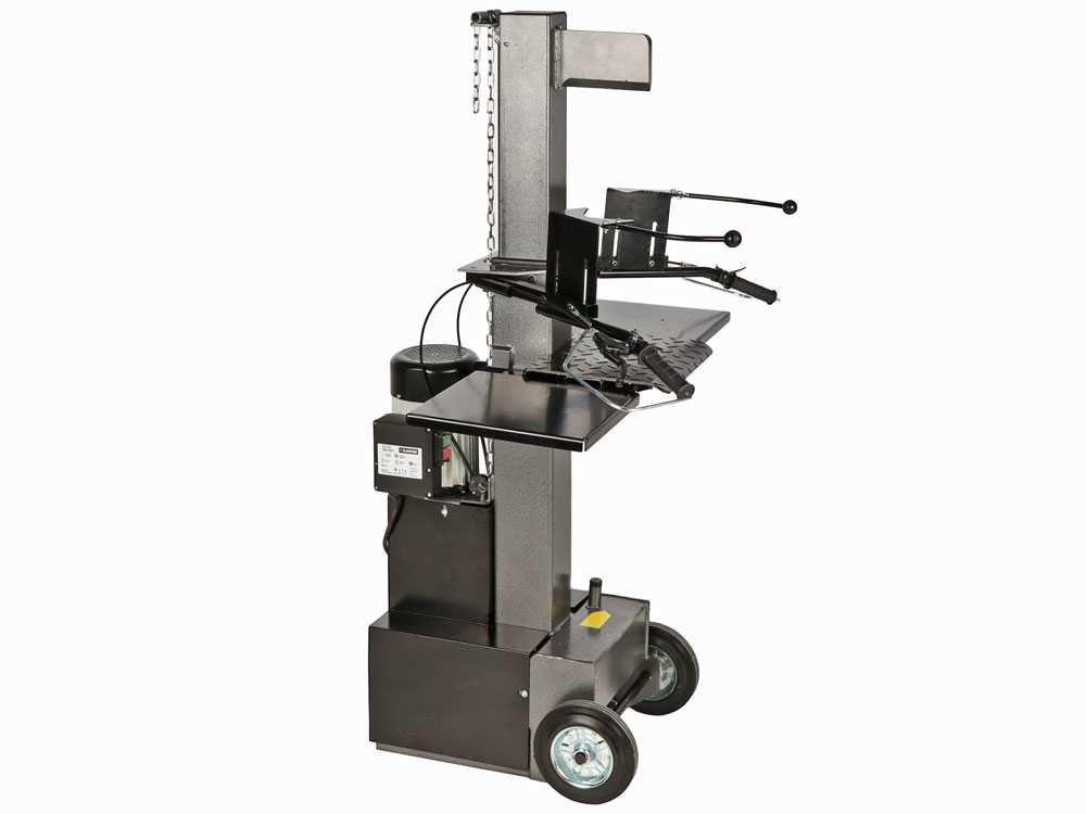 BlackStone EVL 8-55 elektrische houtklover, 8 ton, verticaal, detail 6