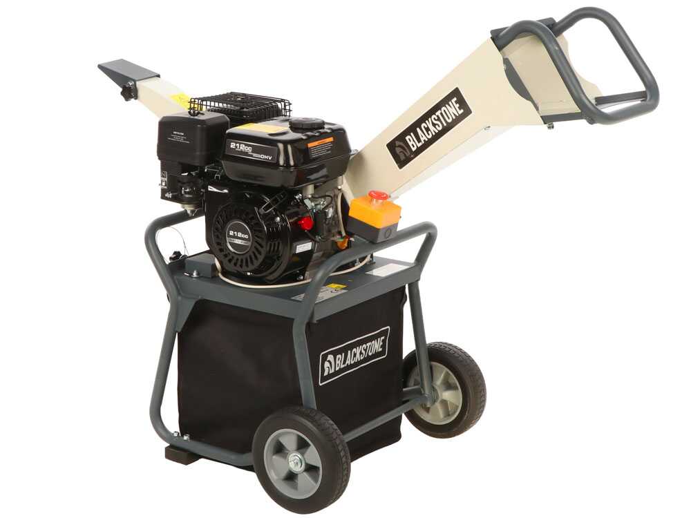BlackStone GBK 500 benzine hakselaar, takken tot 50 mm, detail 6