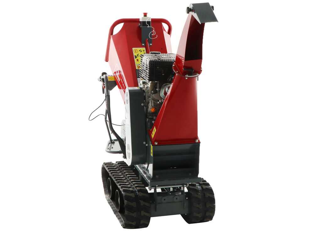 Blue Bird 310-SHL 1200 benzine hakselaar, takken tot 90 mm, op rupsen, detail 6