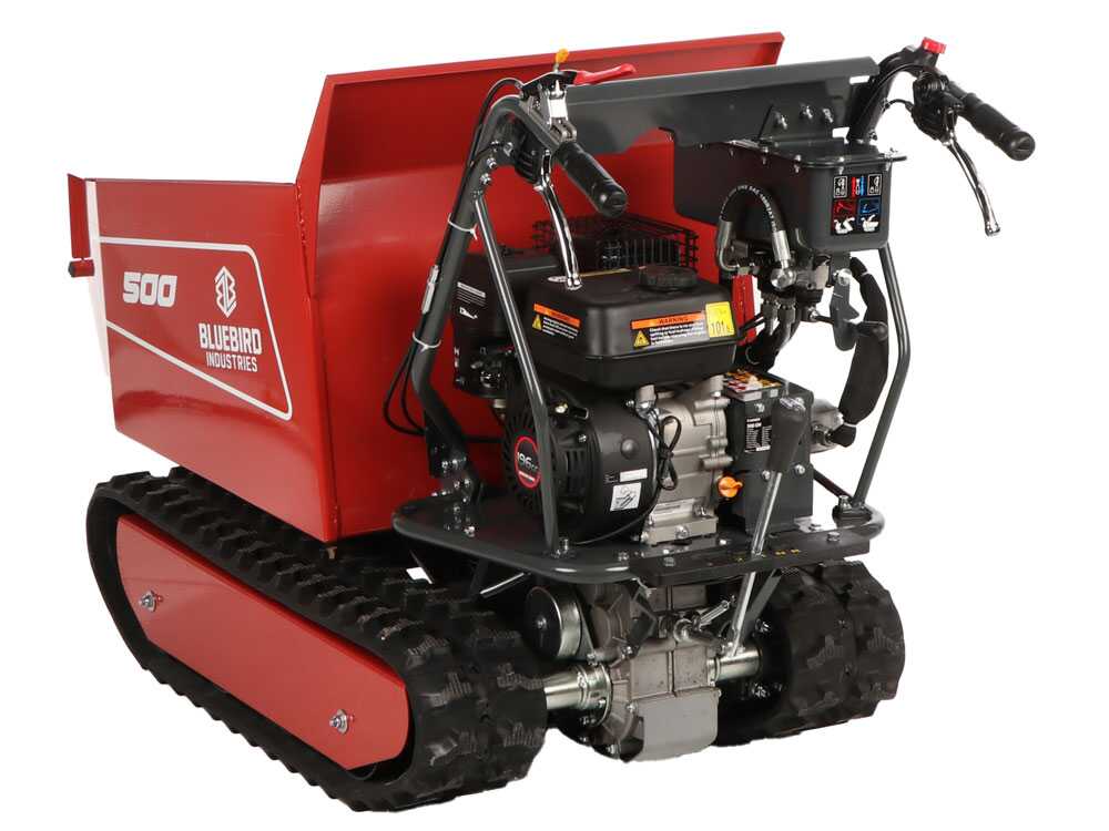 Rupsdumper laadvermogen 500 kg Blue Bird Carrier 500 DH, detail 6