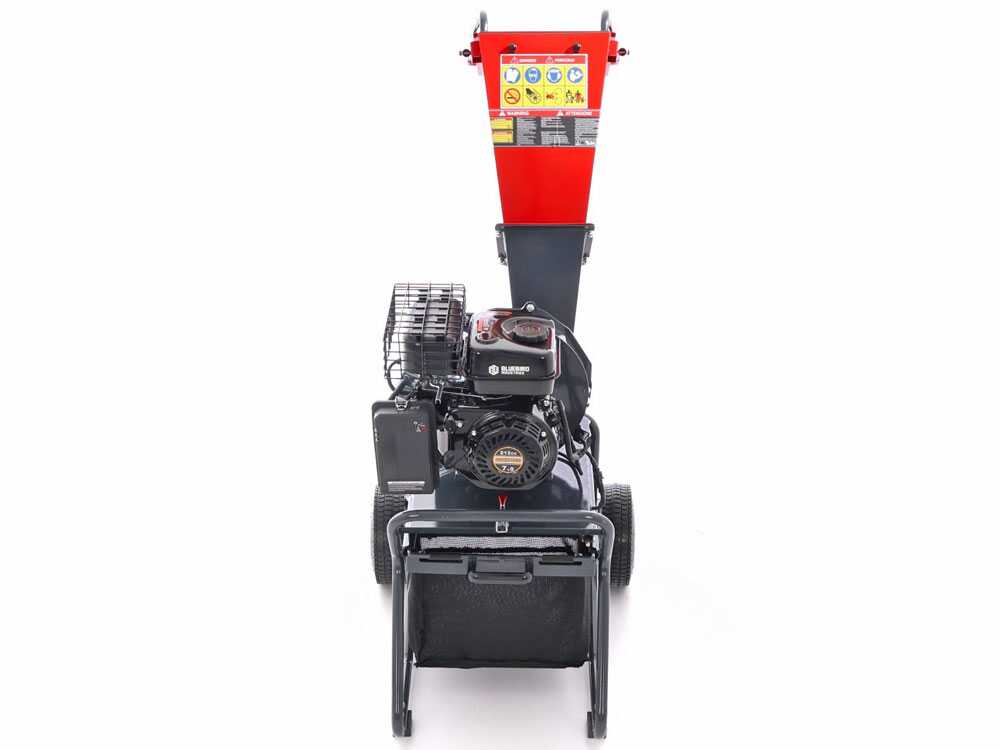 Blue Bird SHR 1000 benzine hakselaar, takken tot 80 mm, detail 6