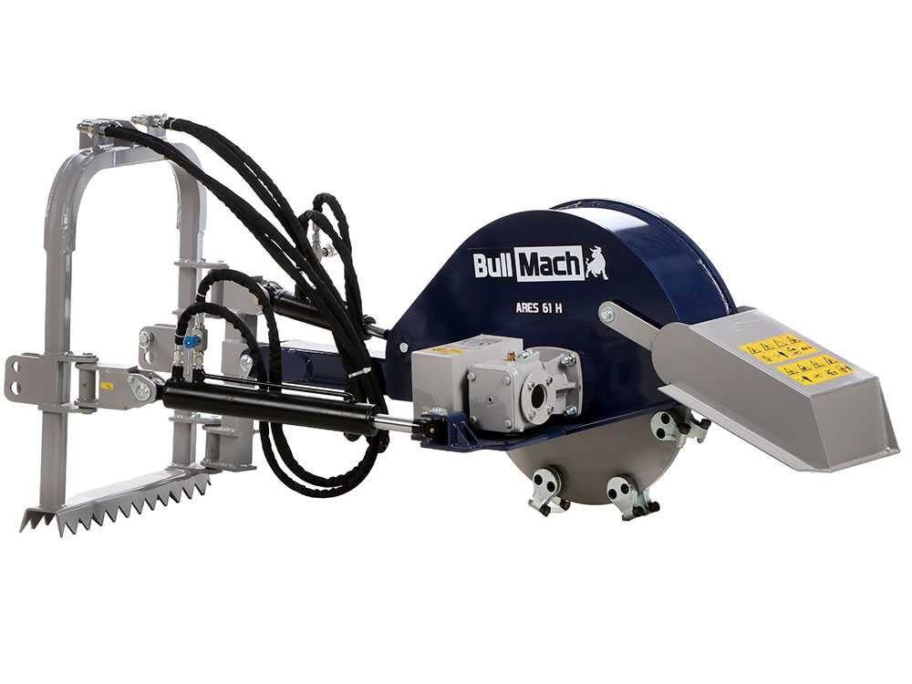 BullMach ARES 61 H stobbenfrees, voor de trekker, detail 7