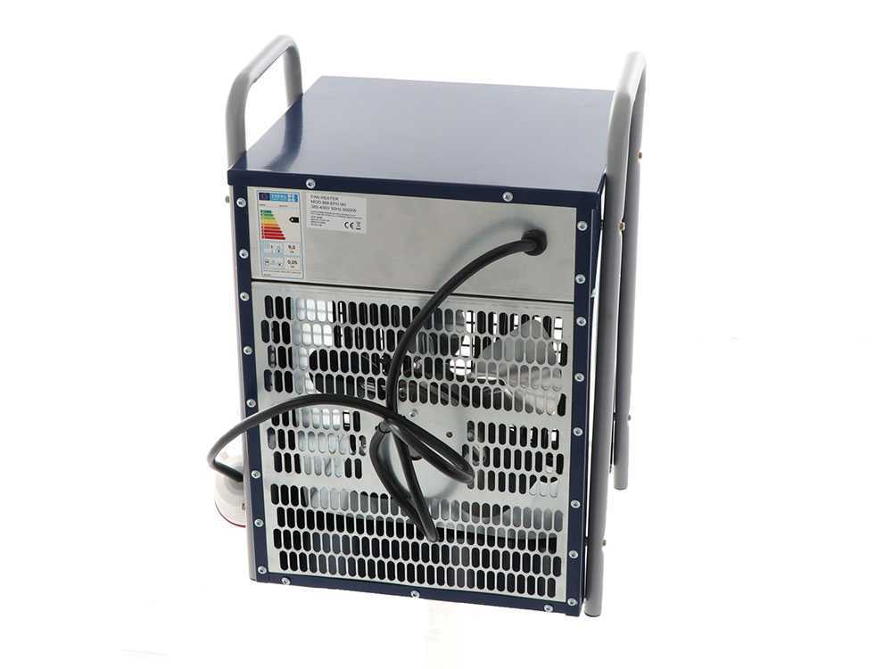 BullMach BM-EFH 9H elektrische heteluchtkanon 9 kW, 400 V, detail 6