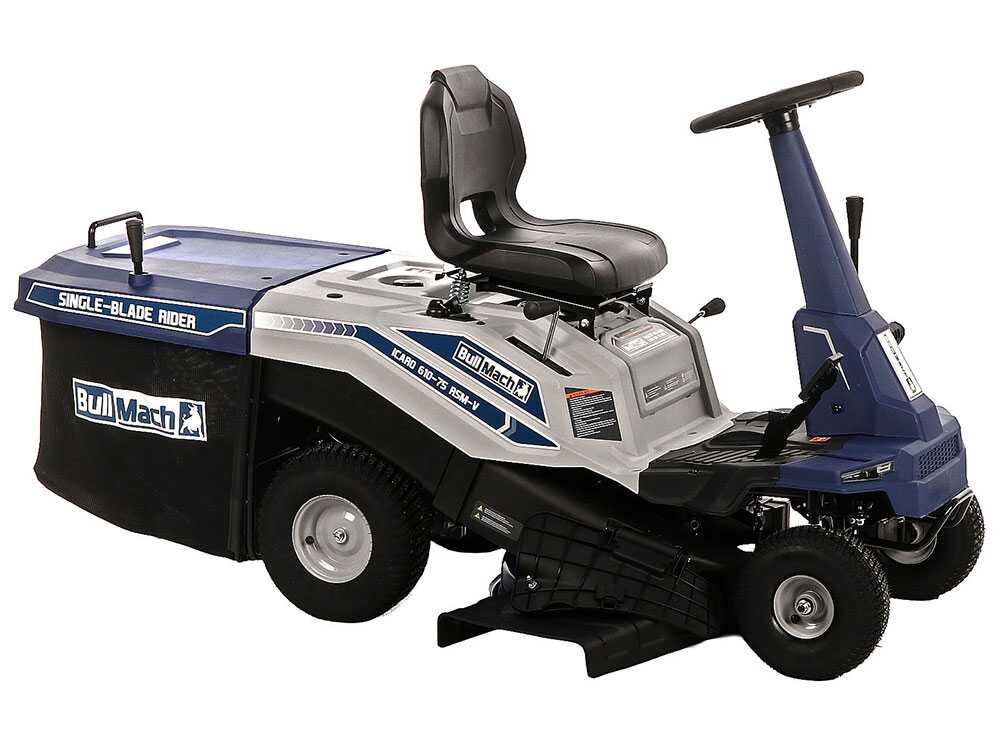 BullMach ICARO 610-75 RSM-V zitmaaier met opvangbak 61 cm, traploos, detail 6