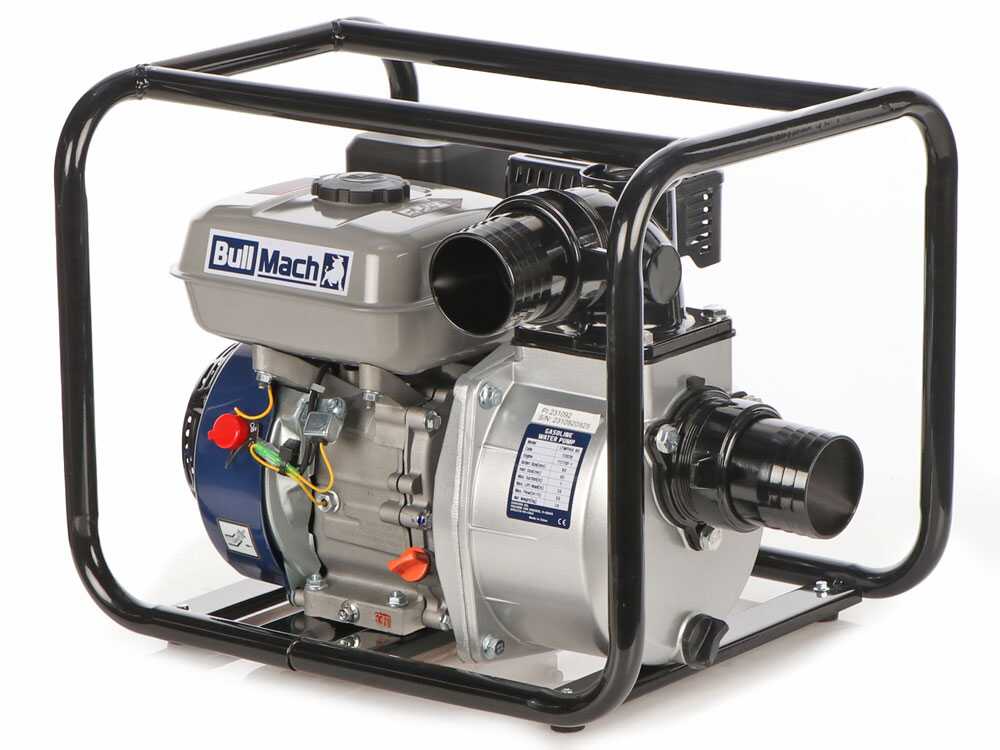 BullMach LYMPHIA 80 benzine motorpomp, aansluiting 80 mm, detail 6