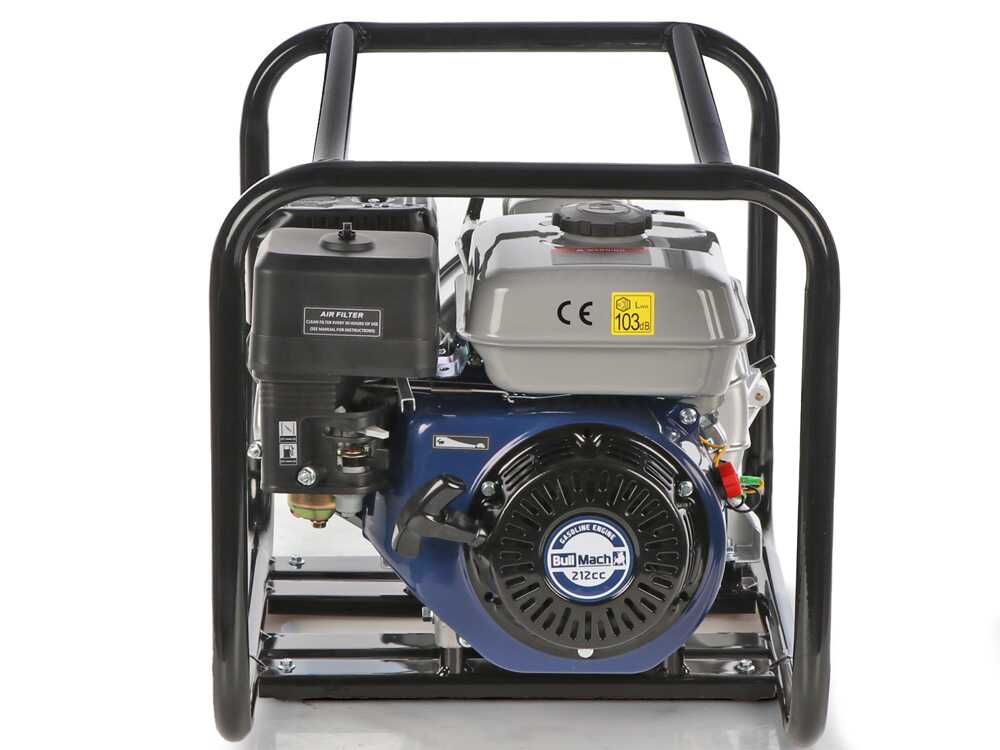 BullMach NERINA 50 benzine motorpomp voor vuil water, detail 6