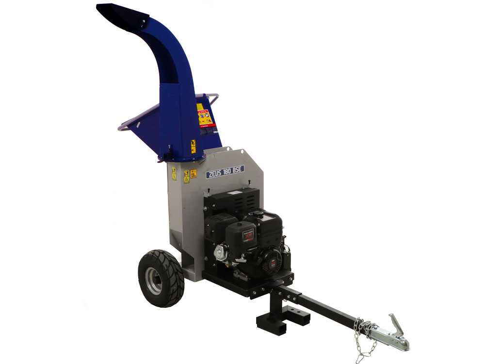 BullMach ZEUS 180 BSE benzine hakselaar, takken tot 95 mm, elektrische start, getrokken uitvoering, detail 7