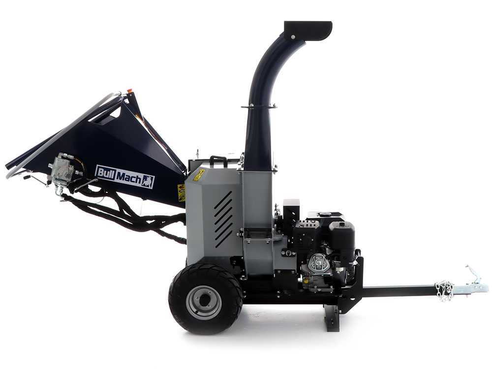 BullMach ZEUS 200 BH-BSE benzine hakselaar, takken tot 100 mm, elektrische start, getrokken uitvoering, detail 6