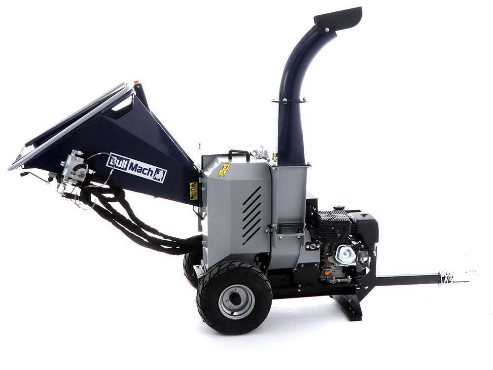 BullMach ZEUS 200 BH-LE benzine hakselaar, takken tot 100 mm, elektrische start, getrokken uitvoering, detail 6