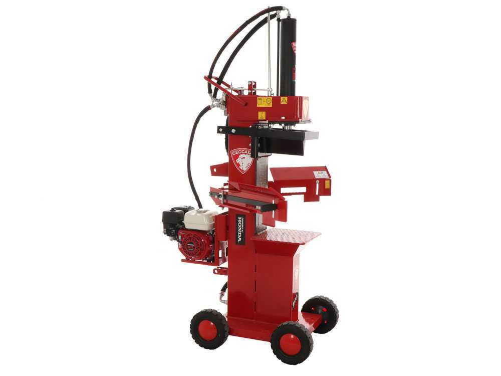 Ceccato Olindo BULL SPL13R4H benzine houtklover, 13 ton, verticaal, detail 7