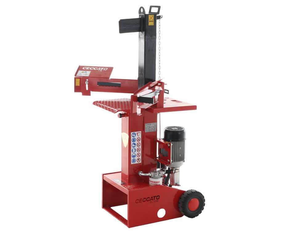 Ceccato Olindo BULL SPLE10T elektrische houtklover, 10 ton, verticaal, detail 6