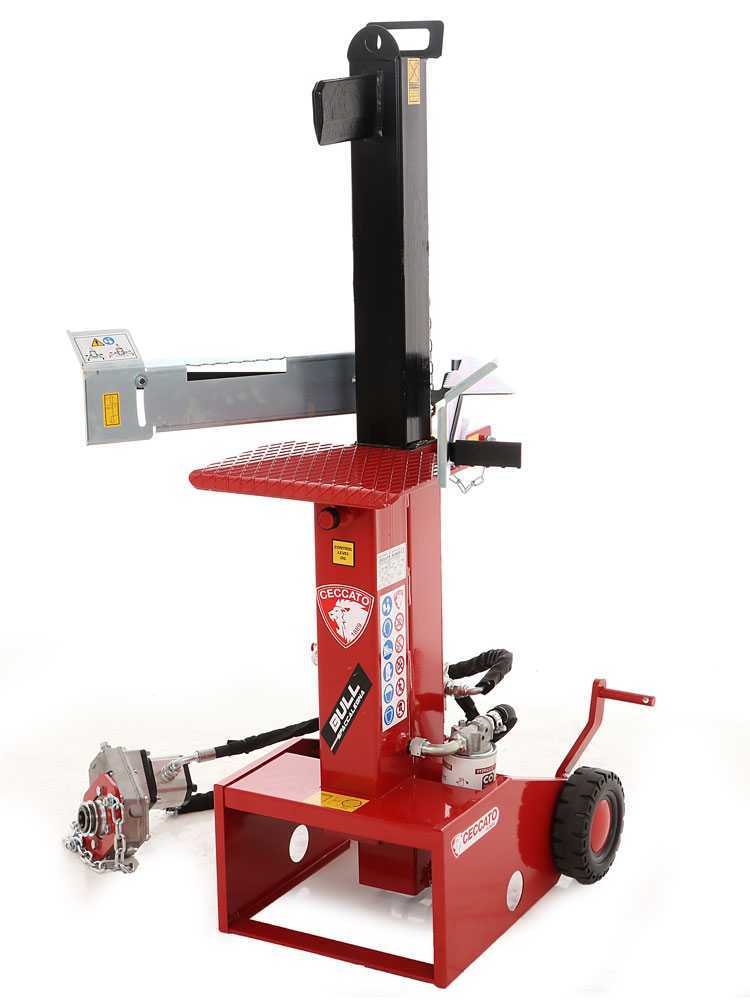 Ceccato Olindo BULL SPLT10 aftakas houtklover, 10 ton, verticaal, detail 7