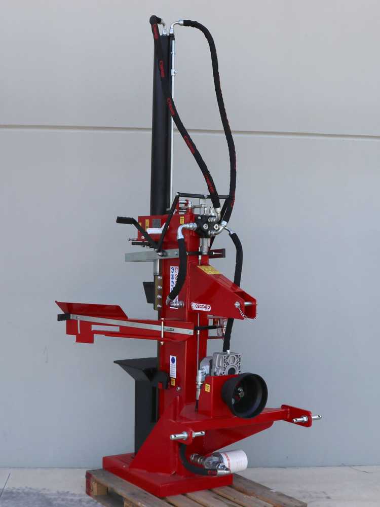 Ceccato Olindo Bull SPLT25 aftakas houtklover, 25 ton, verticaal, detail 7