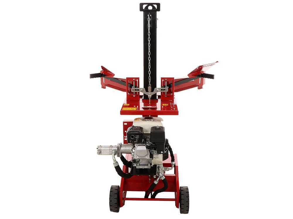 Ceccato Olindo SPL10H GP160 benzine houtklover, 10 ton, verticaal, detail 7