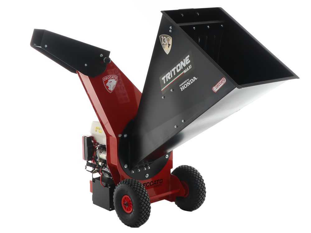 Ceccato Olindo Tritone Maxi benzine hakselaar, takken tot 70 mm, elektrische start, detail 6
