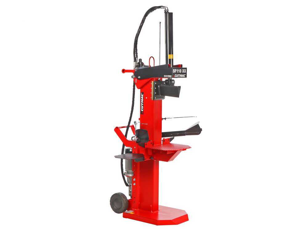 Docma SF110 Rapid 380/4 XX elektrische houtklover, 8,15 ton, verticaal, detail 6