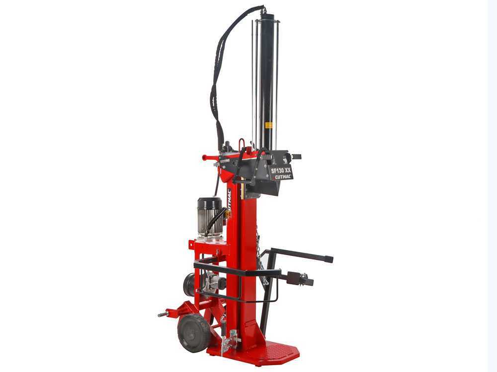 Docma SF130 380 + elektrische houtklover, 13 ton, verticaal, detail 7