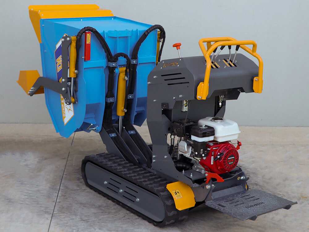 Rupsdumper laadvermogen 500 kg EuroMech EM500H-Dump & Shovel, hydraulisch kiepen, detail 7