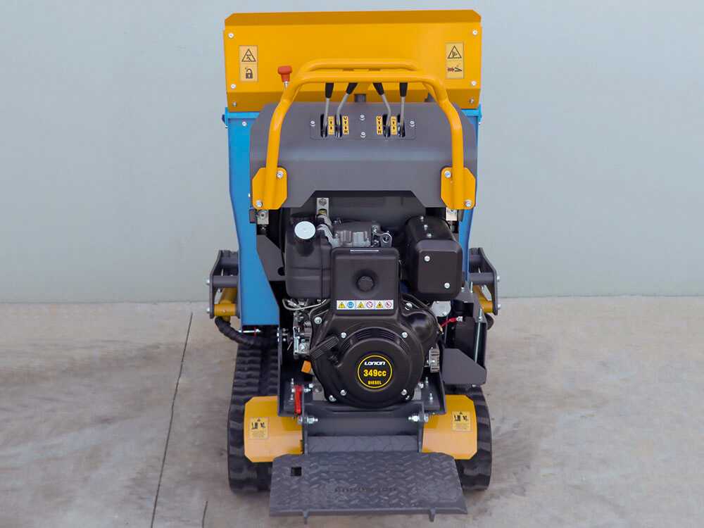 Rupsdumper laadvermogen 500 kg EuroMech EM500L-Dump & Shovel, hydraulisch kiepen, detail 7