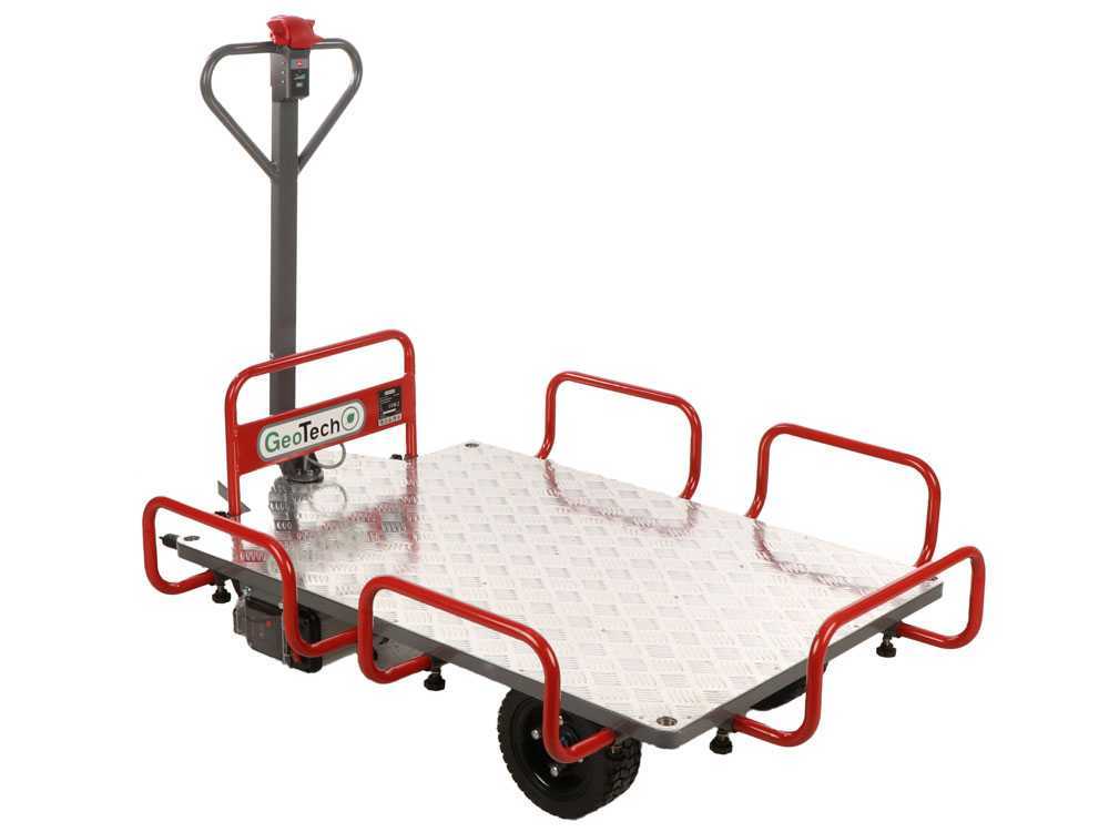 Accu motorkruiwagen laadvermogen 400 kg GeoTech E-Truck 400, 40 V 6 Ah, detail 6