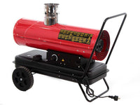 GeoTech IDH 2000 diesel heteluchtkanon 20 kW, indirect gestookt, detail 7