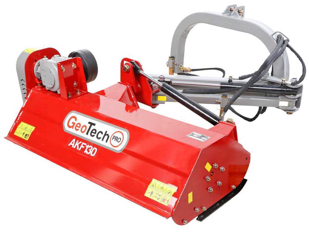 GeoTech Pro AKF130 zijklepelmaaier met arm 130 cm, detail 7