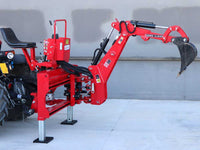 GeoTech Pro BHS 225 graafarm voor de trekker, zijwaarts verschuifbaar, detail 7