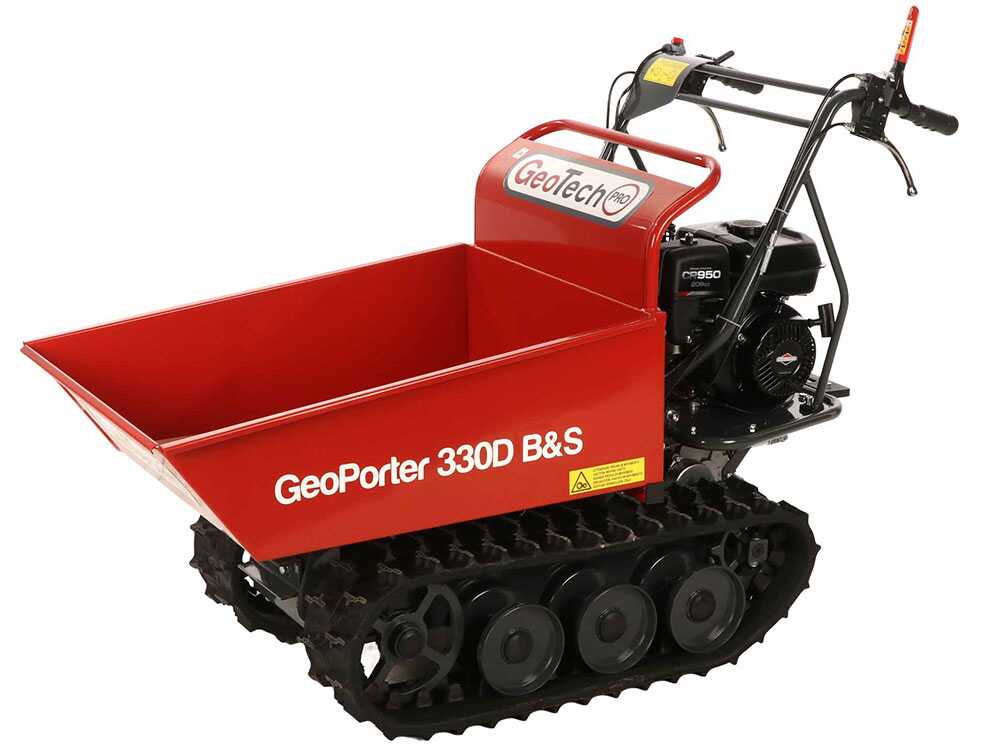 Rupsdumper laadvermogen 300 kg GeoTech Pro GeoPorter 330D B&S, detail 6