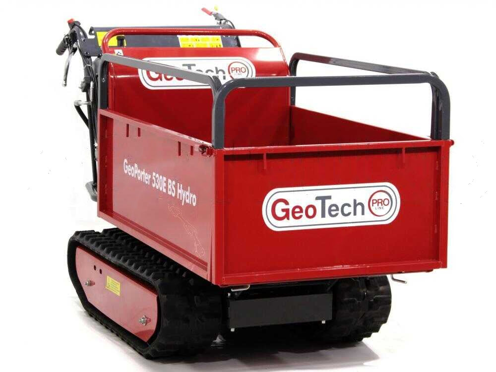 Motorkruiwagen laadvermogen 500 kg GeoTech Pro GeoPorter 530E BS Hydro Motor Wheelbarrow, hydraulisch kiepen, detail 7