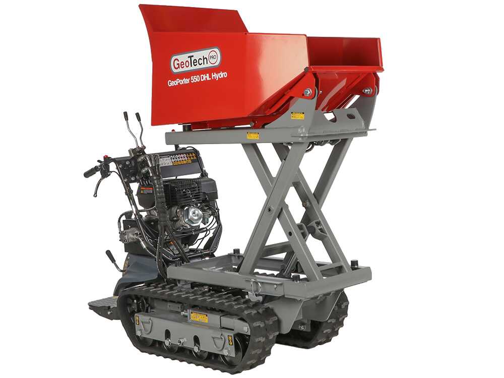 Motorkruiwagen laadvermogen 500 kg GeoTech Pro GeoPorter 550 DHL Hydro, detail 6