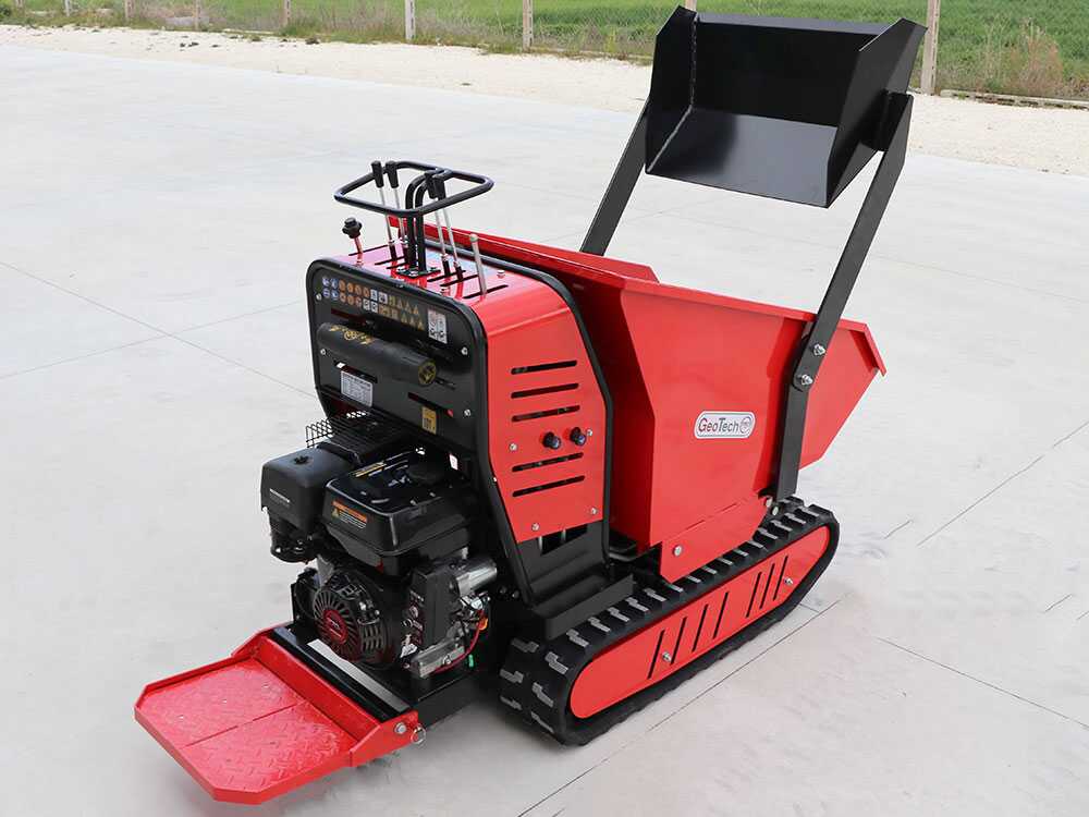 Rupsdumper laadvermogen 500 kg GeoTech Pro Geoporter 550 DHS Hydro, hydraulisch kiepen, detail 7