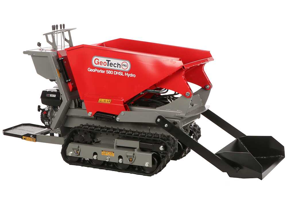 Motorkruiwagen laadvermogen 500 kg GeoTech Pro GeoPorter 580 DHSL Hydro, detail 6